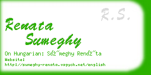 renata sumeghy business card